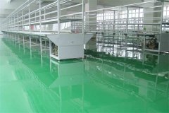 蘇州電子廠防靜電自流平地坪完工